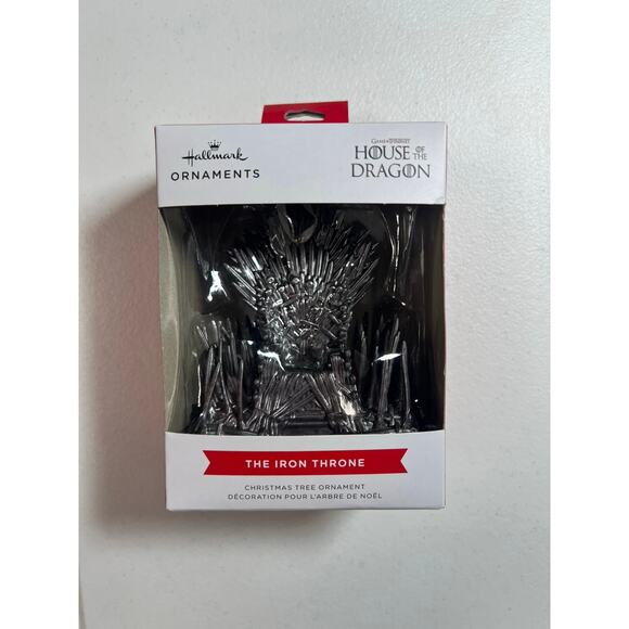 House of The Dragon Hallmark Ornament‎ Bundle Targaryen Sigil Iron Throne New - Picture 9 of 10